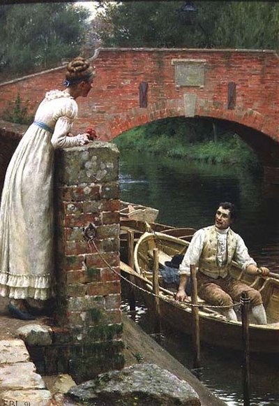 別れの挨拶 作： Edmund Blair Leighton