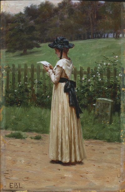 ラブレター 作： Edmund Blair Leighton