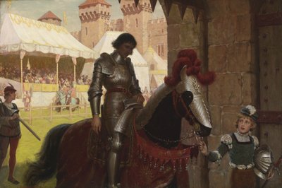 消え去った、1884 作： Edmund Blair Leighton