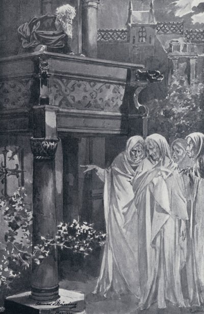 ゲーテのファウストのイラスト 作： Edmund Bruning