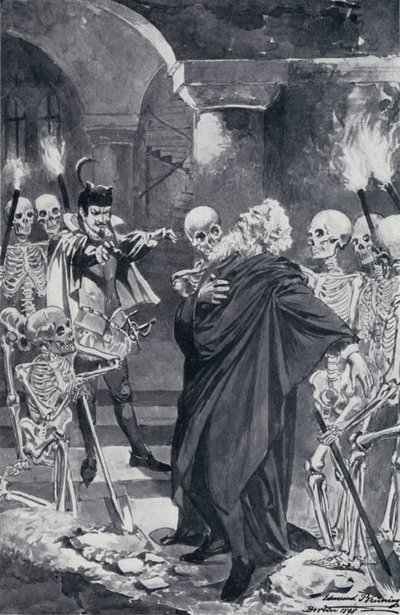 ゲーテのファウストのイラスト 作： Edmund Bruning