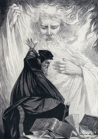ゲーテのファウストのイラスト 作： Edmund Bruning