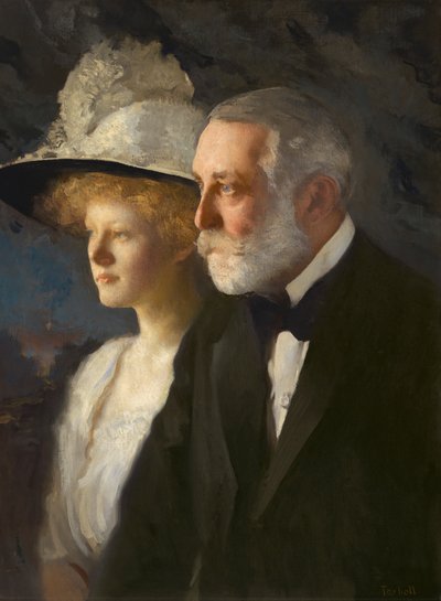 ヘンリー・クレイとヘレン・フリック、c。 1910年。 作： Edmund Charles Tarbell