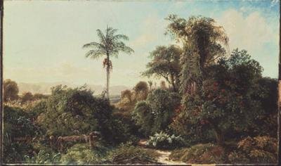 キューバの風景（油彩・キャンバス） 作： Edmund Darch Lewis