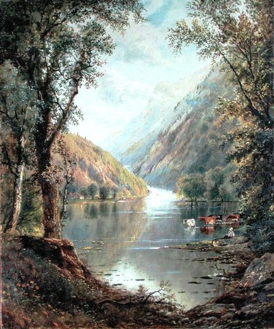 キャッツキルの風景 作： Edmund Darch Lewis