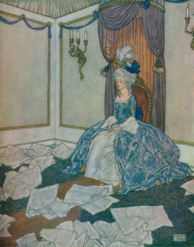 彼女は世界中の新聞を読んでもまだ忘れている。 作： エドマンド・デュラック