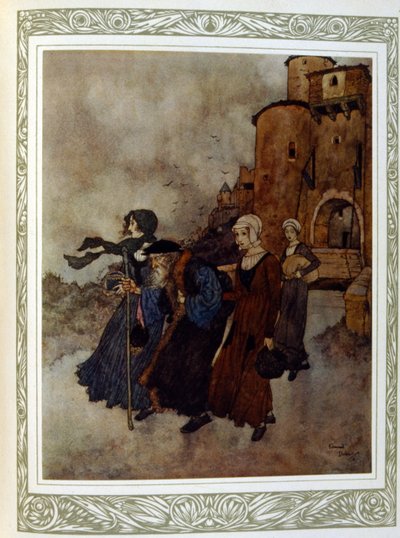 ハンス・クリスチャン・アンデルセンのフランス語版（印刷物） 作： Edmund Dulac