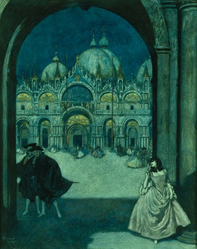 サン・マルコ広場にて 作： Edmund Dulac