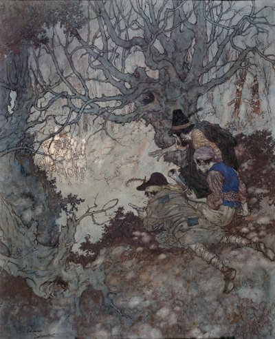 それは金、それは金！」（『雪の女王』の挿絵、ハンス・クリスチャン・アンデルセン作 作： Edmund Dulac