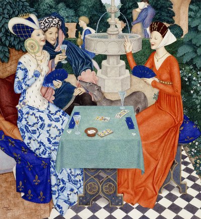 バイエルン女王イザベラ 作： Edmund Dulac