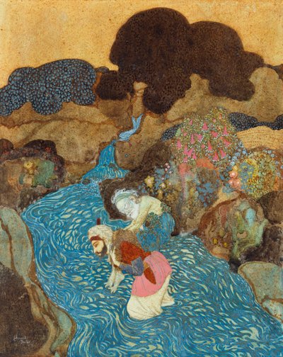 船乗りシンドバッドと海の老人 作： Edmund Dulac
