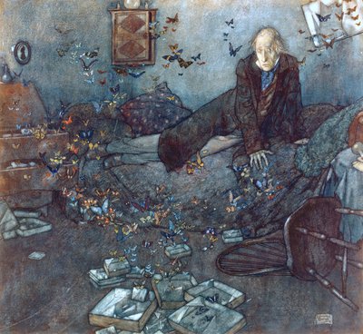 昆虫学者の夢 作： Edmund Dulac