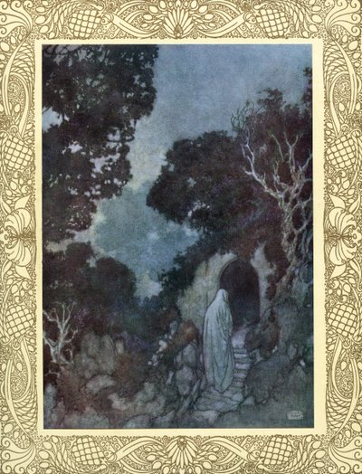 オマル・ハイヤームのルバイヤート 絵：エドモンド・デュラック 作： Edmund Dulac