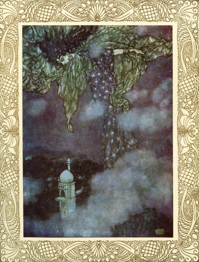 オマル・ハイヤームのルバイヤート 絵：エドモンド・デュラック 作： Edmund Dulac