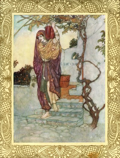 オマル・ハイヤームのルバイヤート 絵：エドモンド・デュラック 作： Edmund Dulac