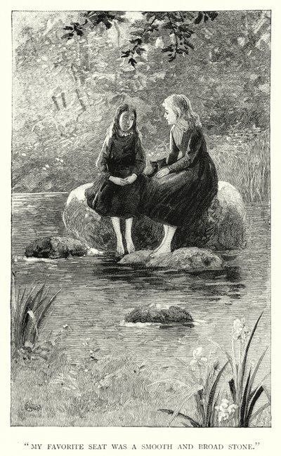 シャーロット・ブロンテ著「ジェーン・エア」の挿絵（彫刻）。 作： Edmund Henry Garrett
