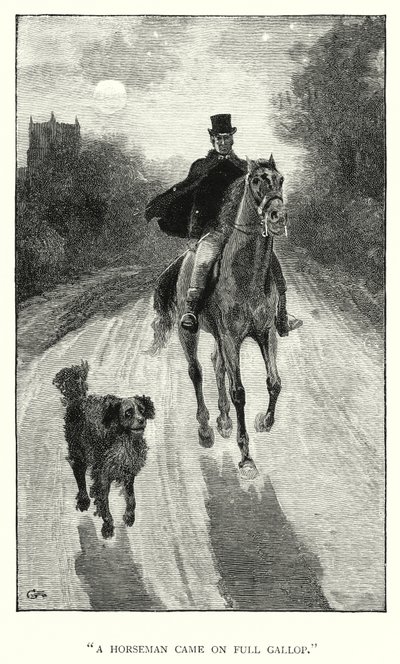 シャーロット・ブロンテ著「ジェーン・エア」の挿絵（彫刻）。 作： Edmund Henry Garrett