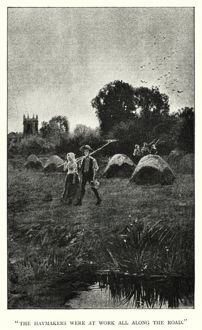 シャーロット・ブロンテ著「ジェーン・エア」の挿絵（彫刻）。 作： Edmund Henry Garrett
