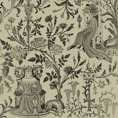 Lords & Ladies 1928年4月（紙にガッシュ） 作： Edmund Hunter