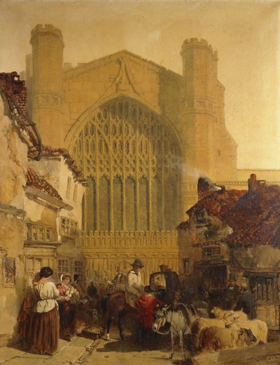 チェスター大聖堂、1853年 作： Edmund John Niemann