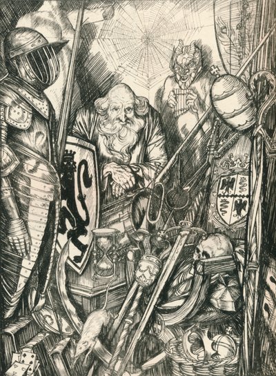 シンボルショップ、c1898、1924 作： Edmund Joseph Sullivan