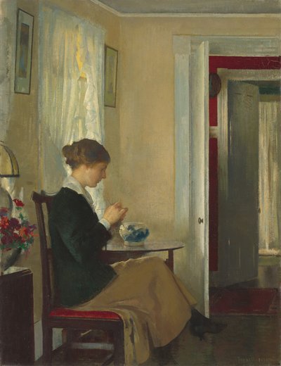 ジョセフィンニッティング 作： Edmund Tarbell