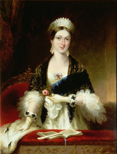 オペラ座のビクトリア女王（1819-1901） 作： Edmund Thomas Parris