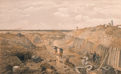 バスティオンデュマットの溝、1856 作： Edmund Walker