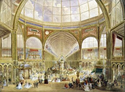 1862年の国際博覧会の内部 作： Edmund Walker