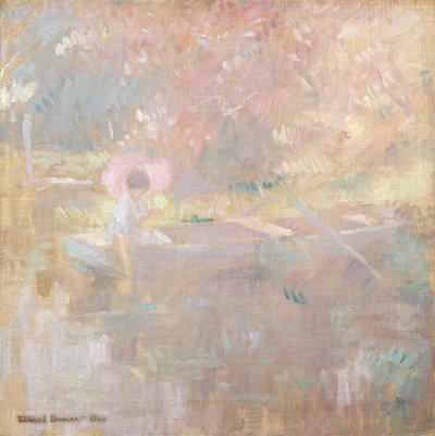 ボートの女性 作： Edmund William Greacen