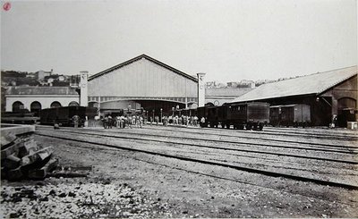 リヨンのペラーシュ駅（Gare de Perrache 作： Edouard Denis Baldus