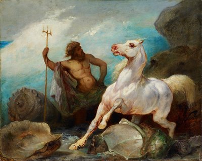 海王星 馬を作成、1845年頃 作： Édouard Alexandre Odier