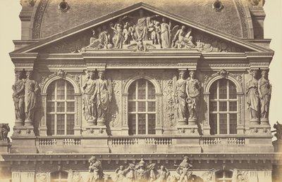 [パリ、ルーヴル美術館のリシュリュー・パヴィヨンの2階] 作： Édouard Baldus