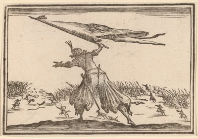 旗手 作： Edouard Eckman after Jacques Callot