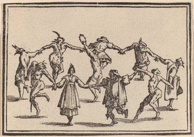 ダンス 作： Edouard Eckman after Jacques Callot