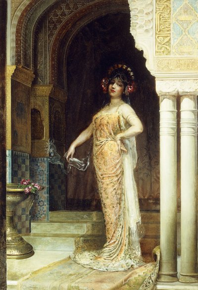 オダリスク;ロダリスク、 作： Edouard Frederic Wilhelm Richter