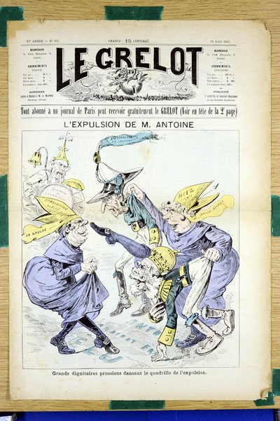 Le Grelot」835号の表紙、Satirique en Couleurs 作： Edouard Guillaumin Pepin