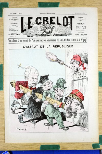 Le Grelot」908号の表紙、Satirique en Couleurs 作： Edouard Guillaumin Pepin