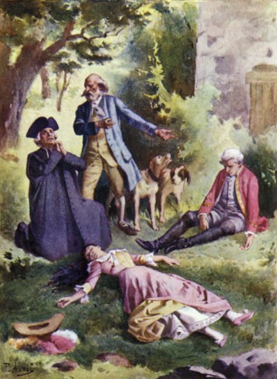 死んだ、死んだ！忍耐は言った、そして殺人者がいる！。 George SandによるMaupratのイラスト 作： Edouard Henri Avril