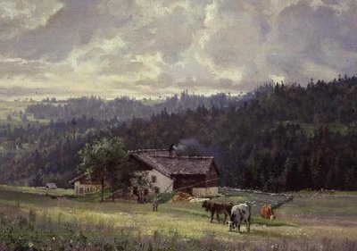 Chez Sandoz a la Joux Perret 作： Edouard Jeanmarie