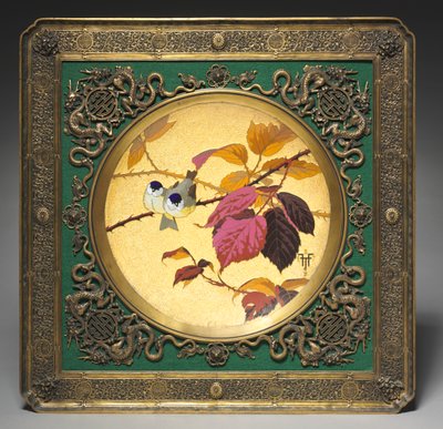 二羽の鳥を描いたウォールチャージャー 作： Edouard Lievre