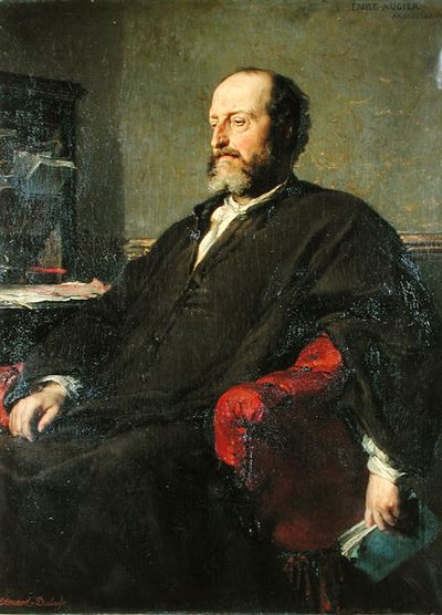 ギヨームビクターエミールオージェ（1820-89）1877 作： Edouard Louis Dubufe