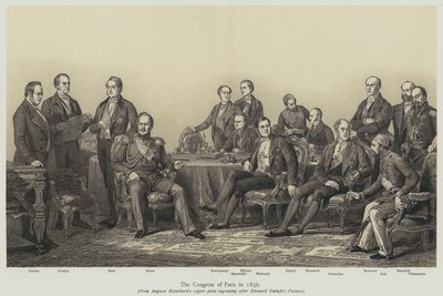 パリ会議の様子 作： Edouard Louis Dubufe