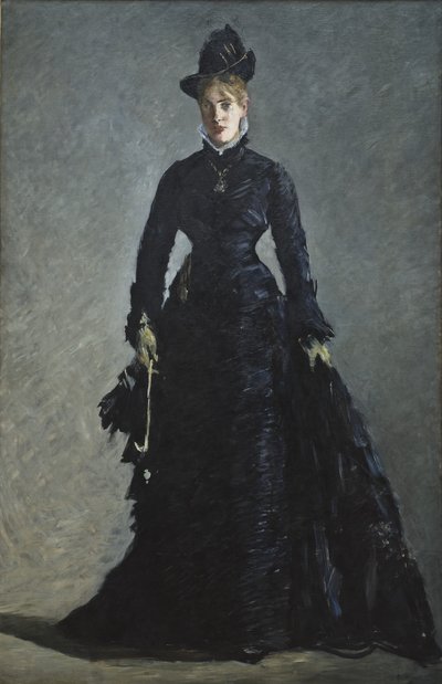 パリの女性（キャンバスに油彩） 作： Édouard Manet