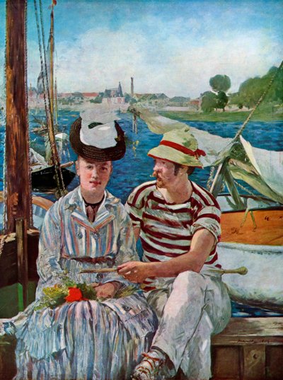 アルジャントゥイユ、1874。 作： Édouard Manet