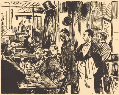 カフェにて カフェにて、1869年。 作： Édouard Manet