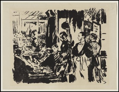 カフェで、1874 作： Édouard Manet