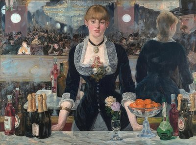デンフォリーベルジェールのバー。 1881-82 作： Édouard Manet