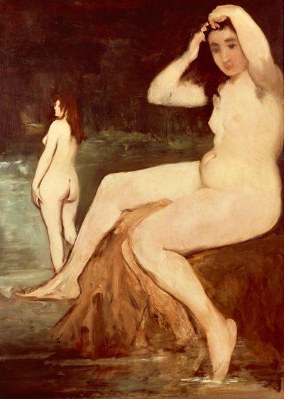 セーヌ川の水浴 作： Édouard Manet