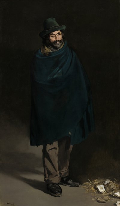 牡蠣と乞食（哲学者） 作： Édouard Manet